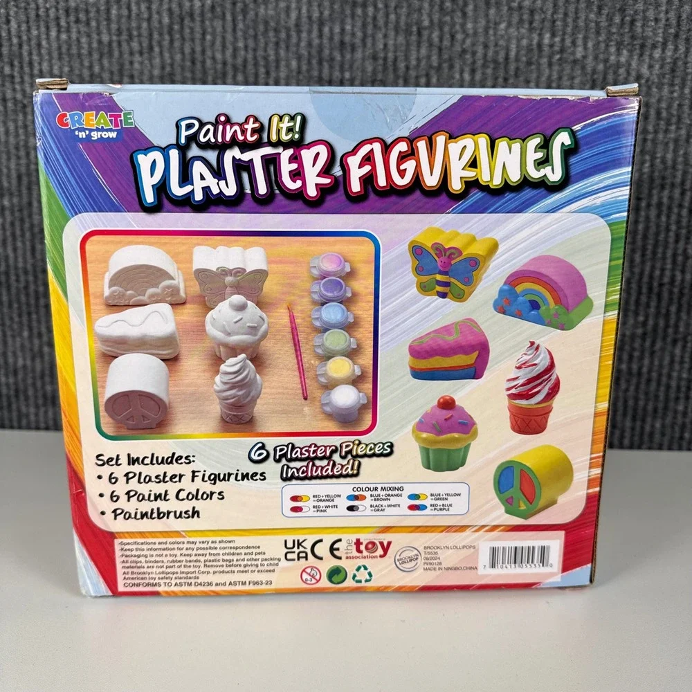 Create 'n Grow | Office | Create N Grow Paint It Plaster Figurines 6 ...